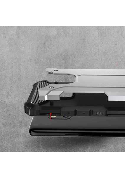 Huawei Mate 20 Pro Kılıf Armor Köşe Korumalı Çift Katman Tank Zırh Kapak (Crash)