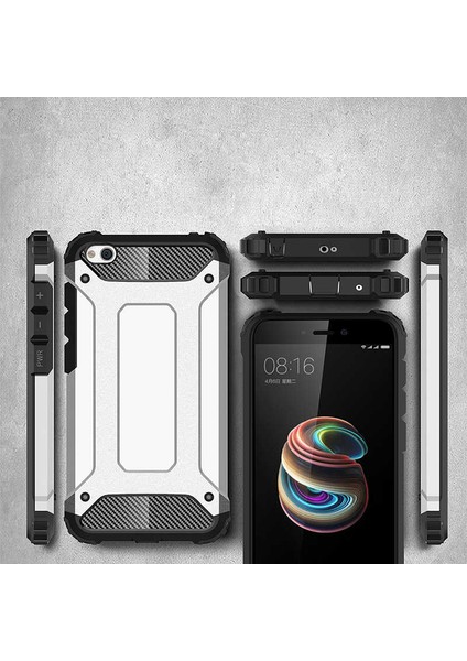 Xiaomi Redmi Go Kılıf Armor Köşe Korumalı Çift Katman Tank Zırh Kapak (Crash)