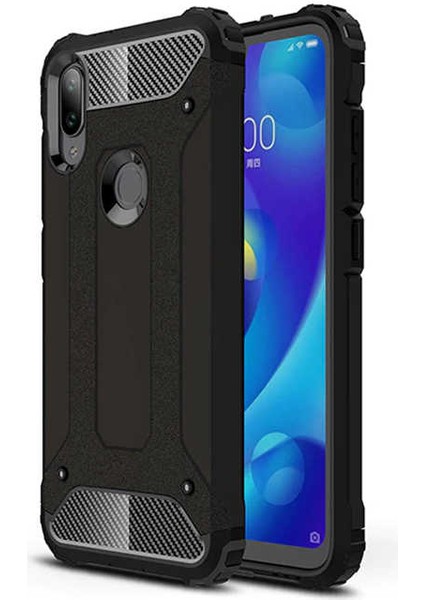 Xiaomi Mi Play Kılıf Armor Köşe Korumalı Çift Katman Tank Zırh Kapak (Crash)