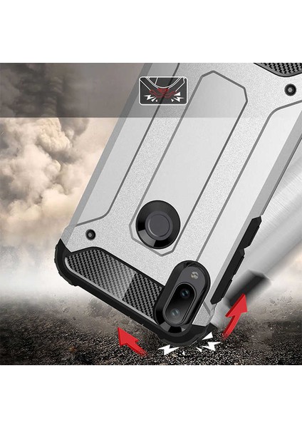 Xiaomi Mi Play Kılıf Armor Köşe Korumalı Çift Katman Tank Zırh Kapak (Crash) indirimleri