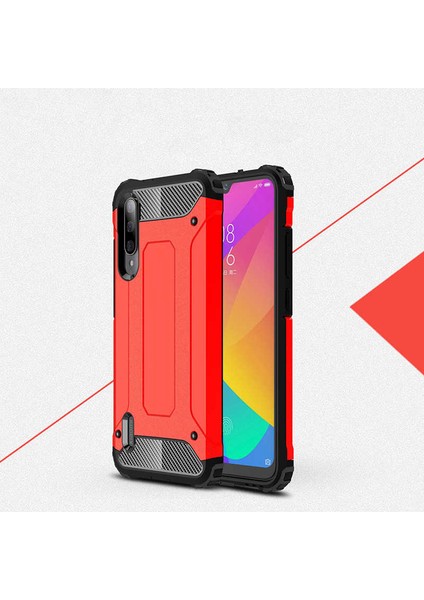 Xiaomi Mi A3 Kılıf Armor Köşe Korumalı Çift Katman Tank Zırh Kapak (Crash)