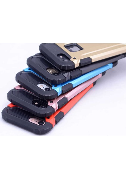 Apple iPhone 6 Kılıf Armor Köşe Korumalı Çift Katman Tank Zırh Kapak (Crash)