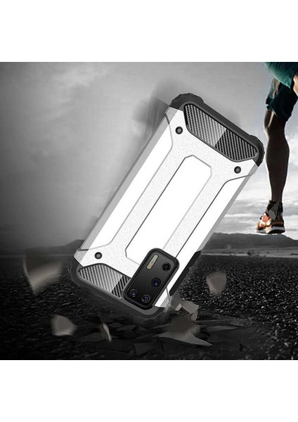 Huawei P40 Kılıf Armor Köşe Korumalı Çift Katman Tank Zırh Kapak (Crash) modelleri