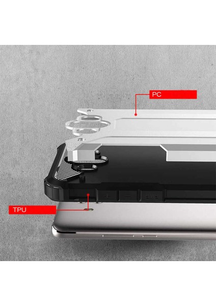 Huawei Mate 10 Kılıf Armor Köşe Korumalı Çift Katman Tank Zırh Kapak (Crash)