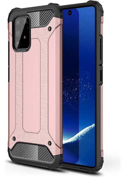 Samsung Galaxy A91 (S10 Lite) Kılıf Armor Köşe Korumalı Çift Katman Tank Zırh Kapak (Crash)