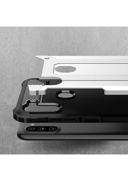Samsung Galaxy M11 Kılıf Armor Köşe Korumalı Çift Katman Tank Zırh Kapak (Crash)