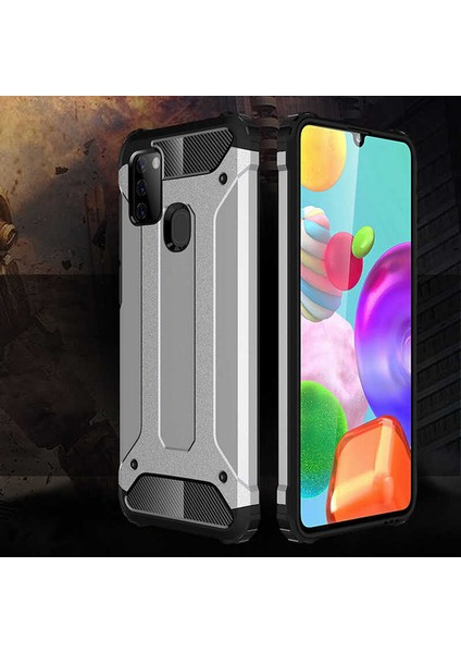 Samsung Galaxy A21S Kılıf Armor Köşe Korumalı Çift Katman Tank Zırh Kapak (Crash) fiyatları