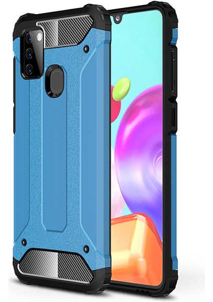 Samsung Galaxy A21S Kılıf Armor Köşe Korumalı Çift Katman Tank Zırh Kapak (Crash) modelleri