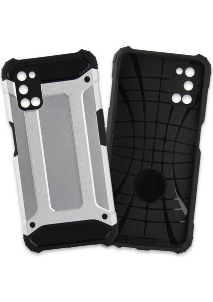 Oppo A92 Kılıf Armor Köşe Korumalı Çift Katman Tank Zırh Kapak (Crash)