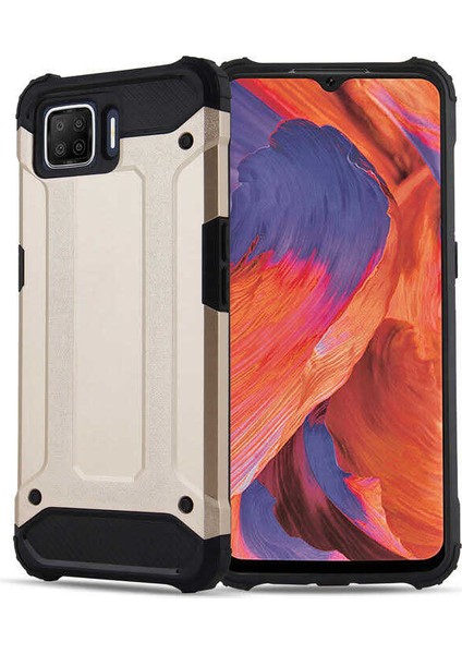 Oppo A73 Kılıf Armor Köşe Korumalı Çift Katman Tank Zırh Kapak (Crash)