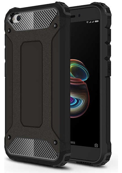 Xiaomi Redmi Go Kılıf Armor Köşe Korumalı Çift Katman Tank Zırh Kapak (Crash)