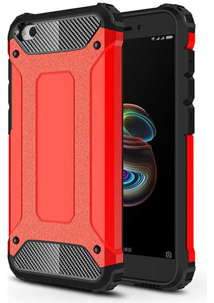 Xiaomi Redmi Go Kılıf Armor Köşe Korumalı Çift Katman Tank Zırh Kapak (Crash)