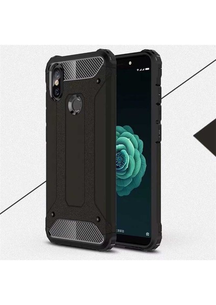 Xiaomi Redmi Note 5 Pro Kılıf Armor Köşe Korumalı Çift Katman Tank Zırh Kapak (Crash)