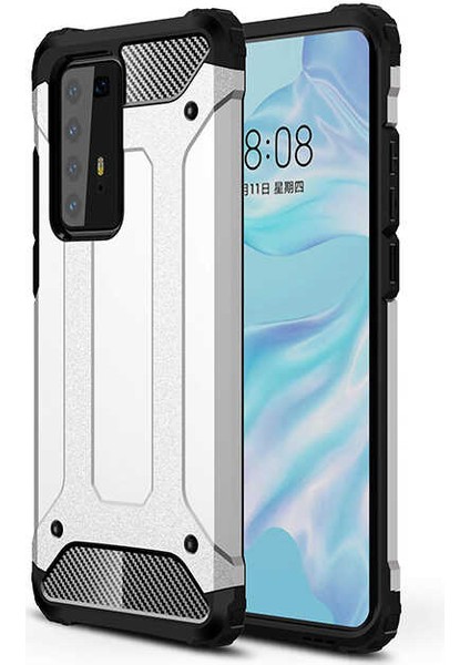 Huawei P40 Pro Kılıf Armor Köşe Korumalı Çift Katman Tank Zırh Kapak (Crash) fiyatları