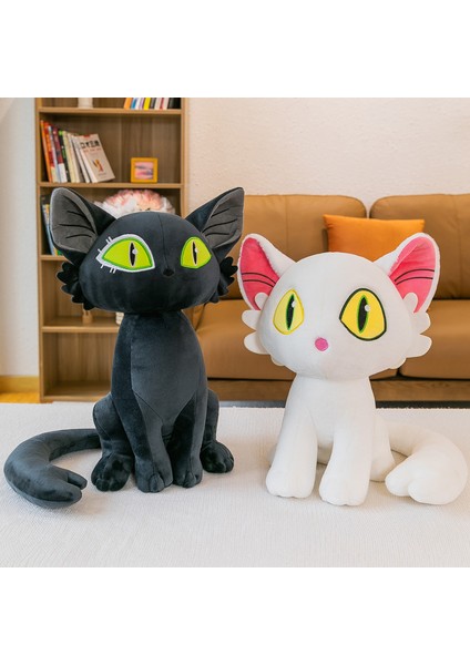 Suzume No Tojimari Rei Bud Journey Siyah Beyaz Kedi Peluş Oyuncak (Yurt Dışından) modelleri