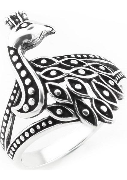 Gümüş Bayan Yüzük Oksitli Yüzük