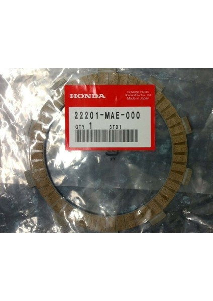 Honda Cb 600 F Hornet 2007-2010 22201-MAE-000 Debriyaj Balatası