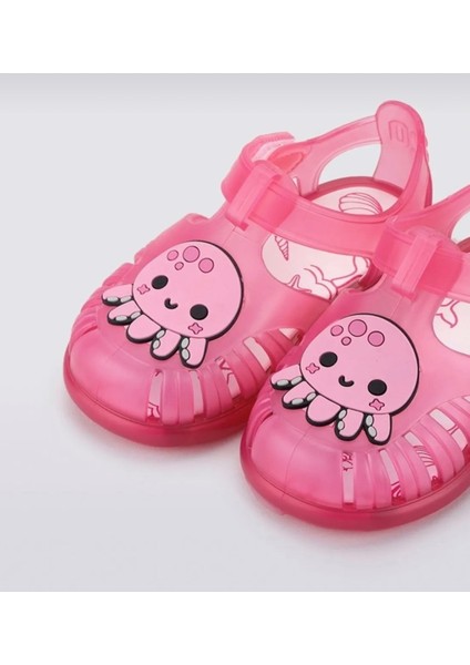 Tobby Velcro Pulpo Fuşya Kız Çocuk Sandalet
