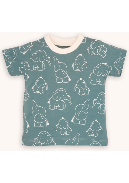 Fil Baskılı T-Shirt Şort 2'li Takım fiyatları