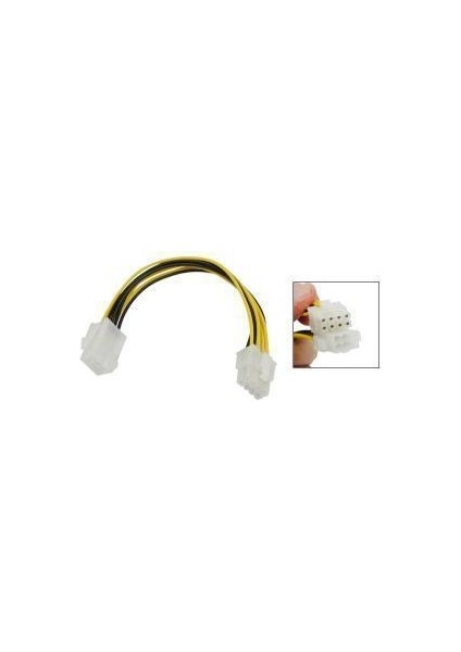 8 Pin Cpu Güç Uzatma Kablosu 20 cm