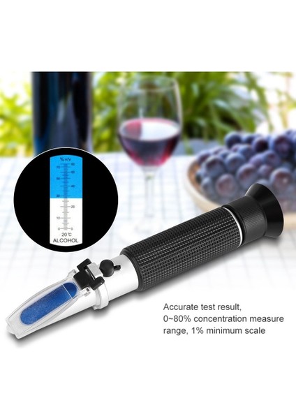 Ce Için Taşınabilir 0-80% Kırılma Alkol Ölçer (Yurt Dışından) fiyatları
