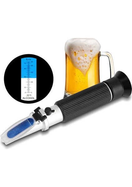 Ce Için Taşınabilir 0-80% Kırılma Alkol Ölçer (Yurt Dışından) fırsatları