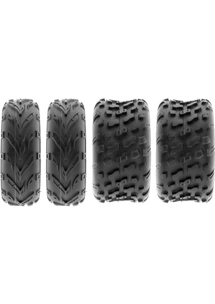 Set 21X7-10 ve 20X10-9 A004-A022 6 Kat Atv Lastik Ön-Arka