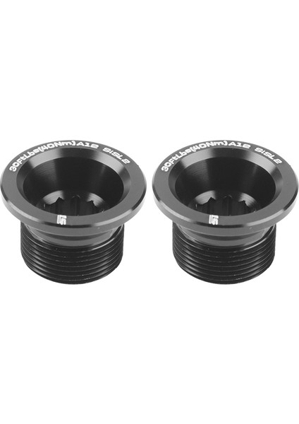 Hollowgram Sisl2 Crankbolt Kit Için 2x - Siyah - KP251/ (Yurt Dışından)