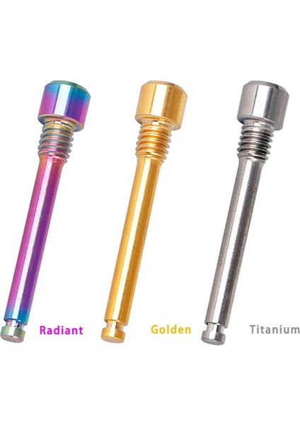 4x Titanium For Bicycle Disc Brake Pad Threaded Pin Inserts Screw For R Hydraulic Disk Caliper-Golden (Yurt Dışından) fiyatları