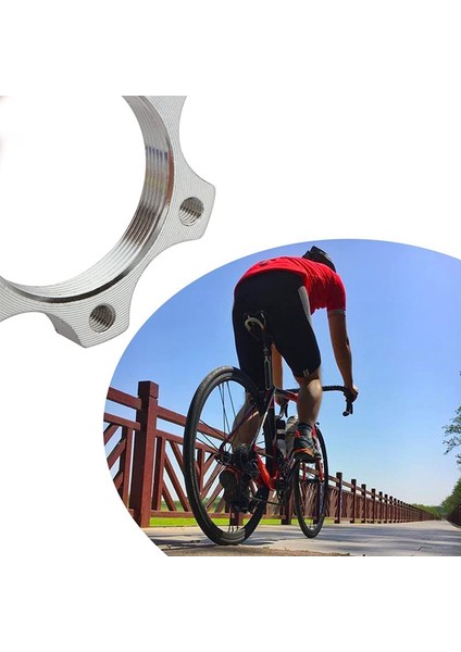 6 Pcs Bicycle Bike Freewheel Threaded Disk Disc Aluminium Alloy Brake 44MM Disk Disk Breke Flange Adapter (Yurt Dışından) modelleri