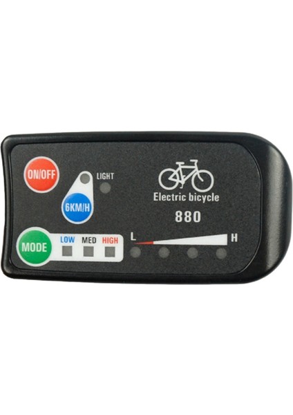 2x Elektrik Bicycle Gösterim 24V 36V 48V Ebike Lizenci Kontrol Paneli LCD Gösterim LED880 Kt Için Waterproof Kontrolleyici (Yurt Dışından) fiyatları