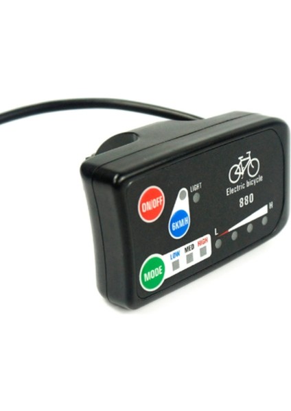 2x Elektrik Bicycle Gösterim 24V 36V 48V Ebike Lizenci Kontrol Paneli LCD Gösterim LED880 Kt Için Waterproof Kontrolleyici (Yurt Dışından) modelleri