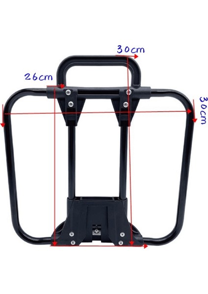 Upgrade Folding Bike C-Bag Alloy Front Rack Schoolbag Rack Backpack Rack Skeleton Basket For Parts (Yurt Dışından) modelleri