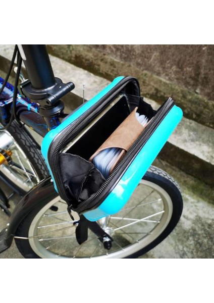 Upgrade Folding Bike C-Bag Alloy Front Rack Schoolbag Rack Backpack Rack Skeleton Basket For Parts (Yurt Dışından) fırsatları