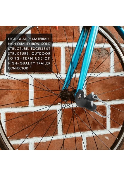 2 Pcs 12MM Motor Traileri Yerine-Bicycle Traileri Hitch Coupler Attachment-Replacement Connector Için Hitch (Yurt Dışından) modelleri