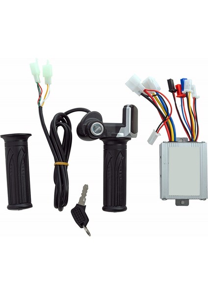Elektrik Bicycle Accessories 36V 500W Kontrolleyici ve Throttle Screw Motor Kontrolleyici Elektrik Bicycle E-Bicikle (Yurt Dışından)