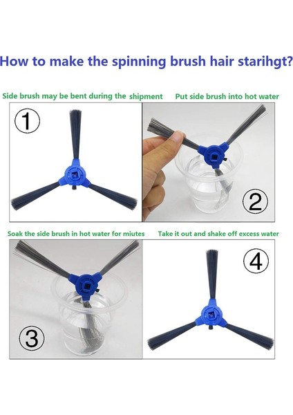 Yedek Kit Uyumlu Robovac 11S Robovac 30 Robovac 30C Robovac 15C Robovac 12 Aksesuarları, Vakum Filtreleri, Yan Fırçalar, Haddeleme Fırçası, 14'lü Paket (Yurt Dışından) indirimleri