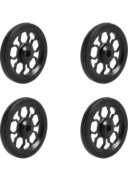 4x Düşürme Bisikleti Aluminum Alloy Easywheel Ultralight Gözlemli Bearing Push Wheels Için Kolay Tepede (Yurt Dışından)