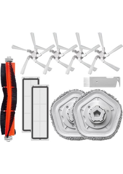 Bot W10 W10PRO Elektrikli Süpürge Aksesuarları, Ana Yan Fırça, Hepa Filtre, Paspas Bezi Yedek Parçaları Için (Yurt Dışından)