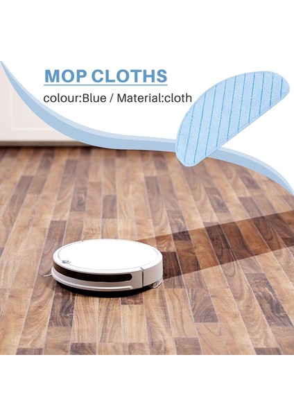 Deebot Ozmo T9 T9 Max T9 T8 Elektrikli Süpürge Mikrofiber Paspas Bezi Paçavraları Için Yıkanabilir Paspas Pedleri (Yurt Dışından) indirimleri
