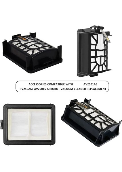 AV2501AE AV2502AE Robot Vakuum Temizleyici Işleticileri Için Ana Tırçak Yanı Tırçası Filterleri (Yurt Dışından) modelleri