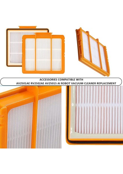 AV2501AE AV2502AE Robot Vakuum Temizleyici Işleticileri Için Ana Tırçak Yanı Tırçası Filterleri (Yurt Dışından) fırsatları
