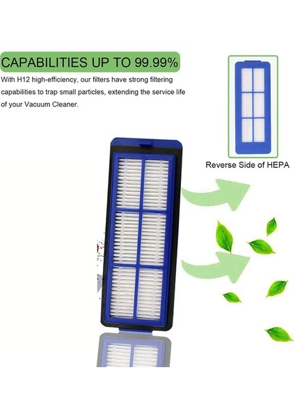 Yan Tırçaklar Hepa Süzgücü Robovac 11S Max 15C Max Robot Vacuum Temizleyici Işleticileri Için Uyumlu (Yurt Dışından) fiyatları