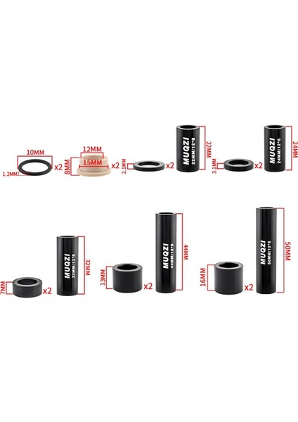 Arka Şok Burcu Iç Çapı 8mm Dağ Bisikleti Montajı Bisiklet Parçaları, 44MM (Yurt Dışından) fiyatları