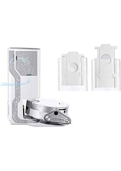 10PCS Dust Bags Replacement Için - RDB95 Jet Bot+ Jet Bot Aı+ Robot Vacuum Temiz Istasyonu Aksesörleri Bölümler (Yurt Dışından) fırsatları