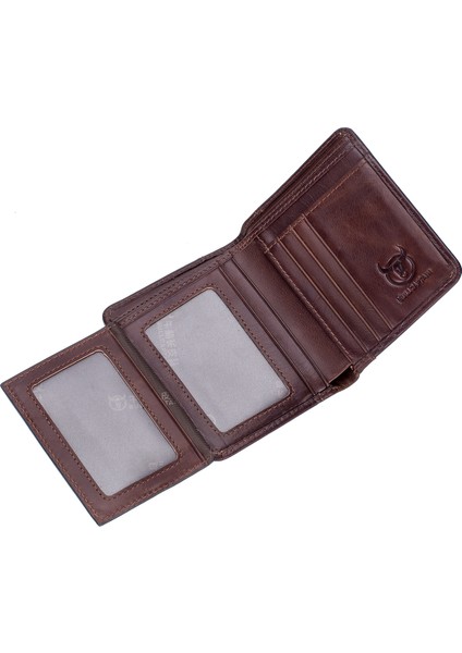 Çok Fonksiyonlu Rfıd Engelleme Cüzdan Üst Katmanlı Cowhide Deri Kart Taşıyan Pep Sikke Çantası (Yurt Dışından) fırsatları