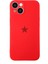 Apple iPhone 14 ile Uyumlu Kapak Yıldız Logolu Kamera Korumalı Içi Kadife Lansman Silikon Kılıf - Kırmızı 1