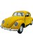 Popit Toys Metal Model Araba Kapıları Açılır Kapanır Çek Bırak Hareket Edebilen Klasik Vosvos Vw Beetle Sarı 1