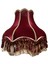 Bordo Vintage Lambader Kadife Kumaş Kaplama Ahşap Gold Kaplama Ayak LM0122 4