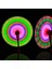 Flashing Light Up LED Spinning Renkli LED Işıklı Dönen Ufo Pervane Sesli Işıklı Mavi Değirmen Işık 3